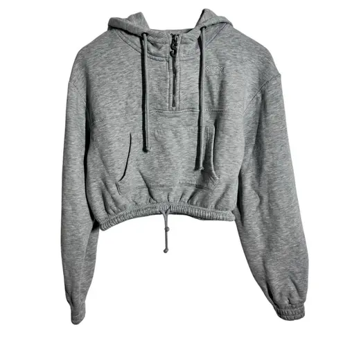 Snipes Sweatshirt Women M Gray Crop Gray Hoodie Streetwear Athleisure Casual Size M