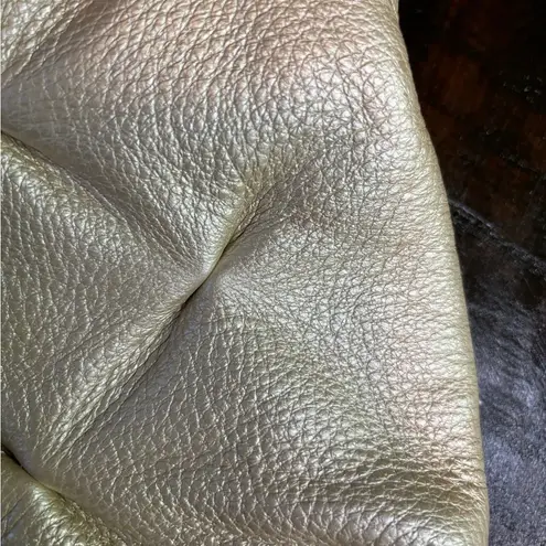 Aimee Kestenberg SOFT METALLIC GOLD PINCH QUILT CROSSBODY BAG PURSE