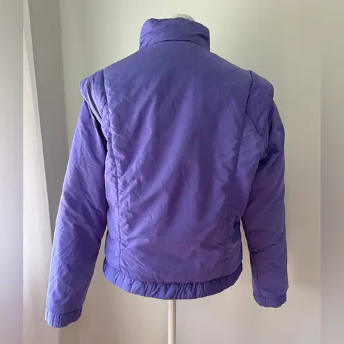 Vintage ‘80s Skyr Purple Full Zip Insulated Puffer Ski Jacket Size 10