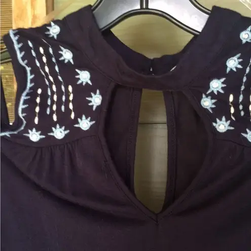 Living Doll Cold Shoulder Top