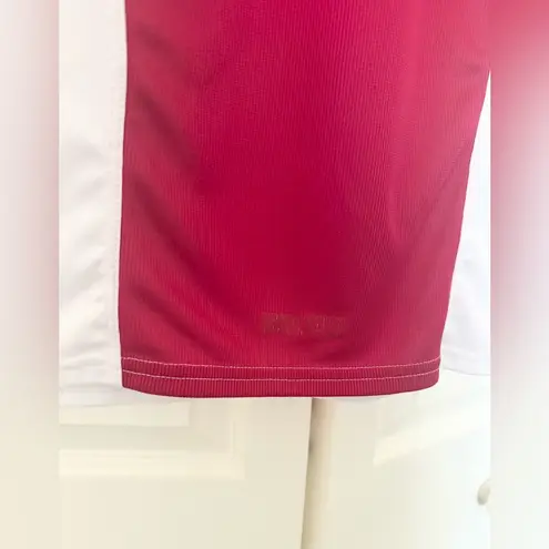 Pearl Izumi Red and White Cycling Shirt Activewear Dri-Fit Top Size Medium