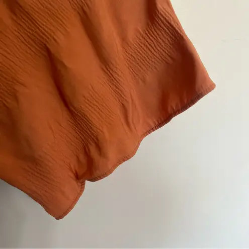 Elizabeth and James  Off The Shoulder Boho Oversize Rust Orange Blouse Size XS