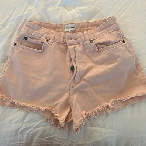 Amuse Society Pink Jean Shorts