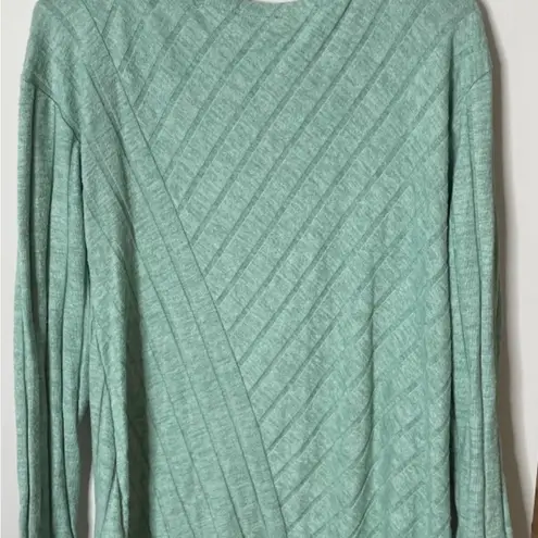 Maeve by Anthropologie Devine Sweater Tunic Mint Green Knit Soft Ribbed Medium