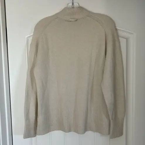 Everlane Cream Soft Wool Yak Hair Oversized Turtleneck Sweater Women’s Size XS