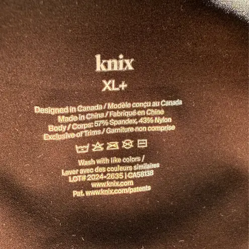 Knix Revolution Adjustable Pullover Bra Women's Size XL+ Black