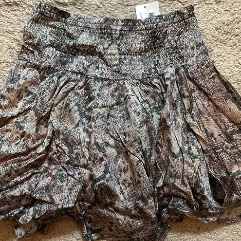 Karlie  Snakeskin Skort