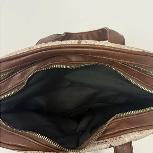 Baby Phat Vintage Logo Satchel Bag Brown Beige Y2K Purse