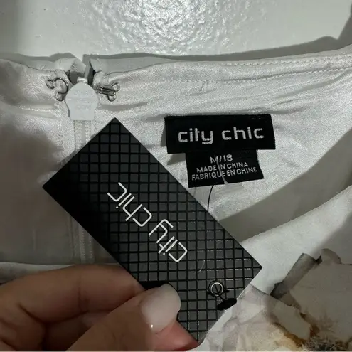 City Chic NWT English Garden Maxi Dress Size M/18