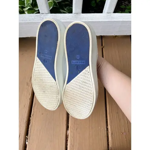 Rothy's  White Knit Slip On Sneakers 6.5