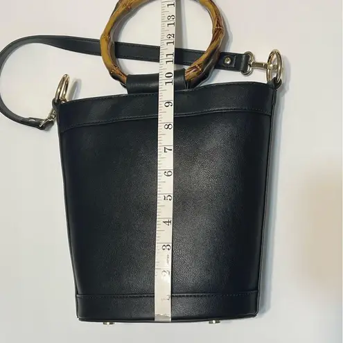 INC International Concepts Black Bucket Bag Style Purse