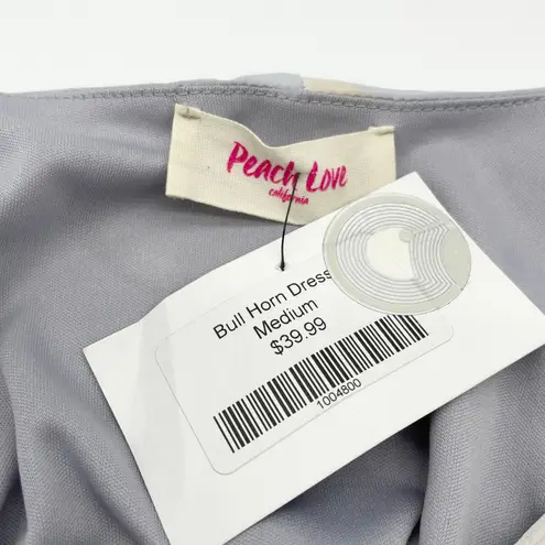 Peach Love California Womens Dress M Bull Skull Print Western Boho Rodeo USA