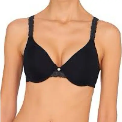 Natori Pure Luxe Contour Bra Black Wireleas bra 32D
