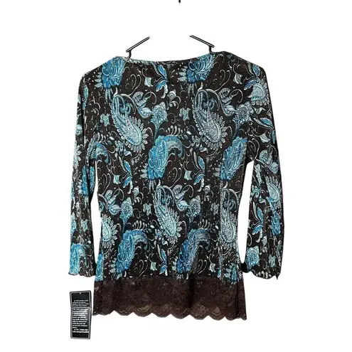 JTB Paisley Blue & Black V