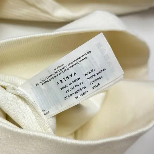 Varley Maguire Half-Zip Pullover in Ivory Size X-Small NWT