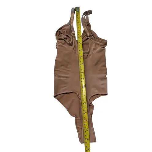 SKIMS Size L/XL Sculpting Thong Bodysuit Sienna Brown Shapewear Iconic NWT