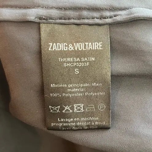 Zadig & Voltaire Theresa Satin Top