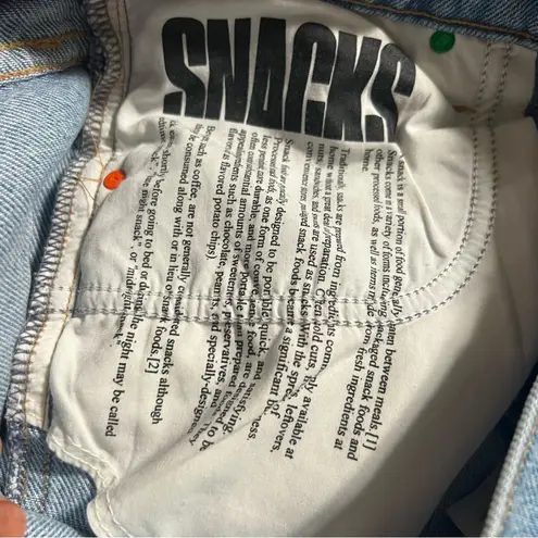 MOTHER The Down Low Sweet Tooth Skimp Jeans in All You Can Eat Light Blue NEW 28