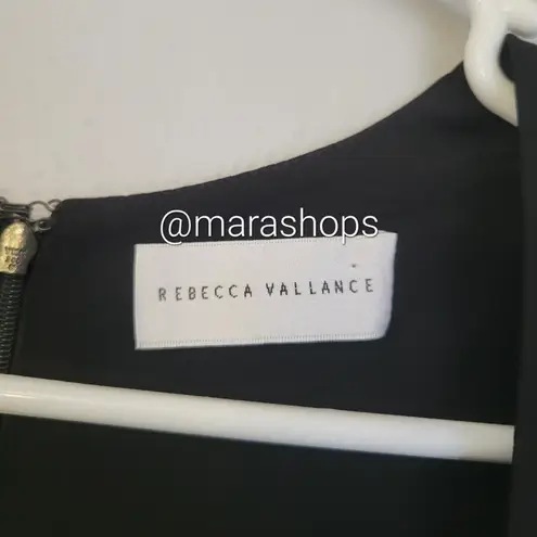 REBECCA VALLANCE Riccardo ruched stretch jersey gown Dress Black Size 0