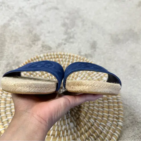 Tory Burch  Women’s Midnight Benton Open Toe Espadrille Slides in Midnight Swim 8 thumbnail 10