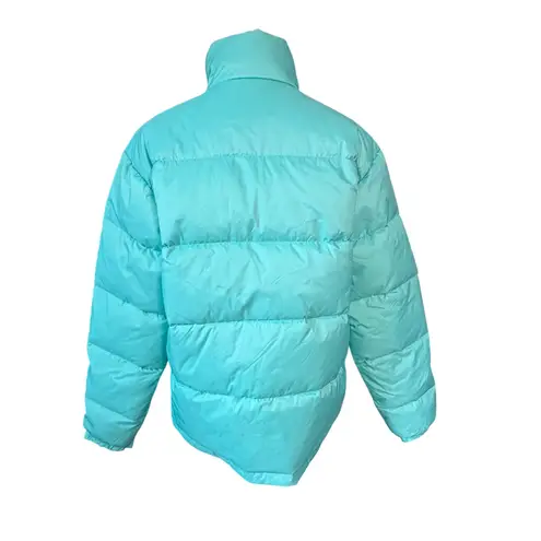 Steve & Barry's Steve & Barry's Double Down Blue Puffer Coat LARGE Outdoor Ski Winter Insulated - Image 3