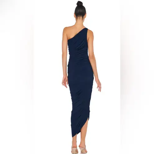Norma Kamali Diana Midi Dress in true navy