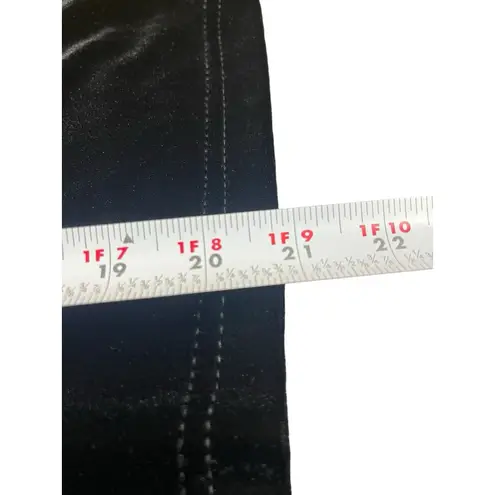 August Max Woman 20W Black Velvet Button Front Cardigan Top Evening Soft Luxe