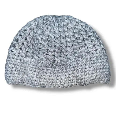 Fratelli Talli Firenze Italy Womens Alpaca 25% Knit Hat Beanie Italia Rose Gray