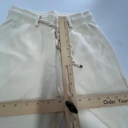 Twenty Montreal Pants Womens XS Ivory Flare Drawstring Corduroy Lounge Canada
