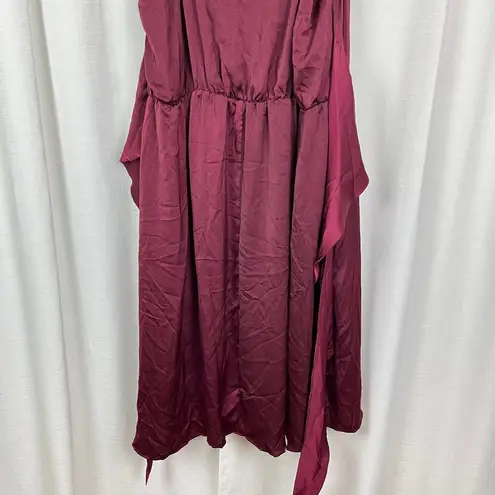 City Chic Pomegranate Red Dreaming Dress Sz.XXL/24 NWT