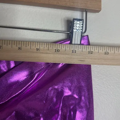 SKIMS Metallic Swim V Waist Pants In Dragonfruit Size small festival rave beach