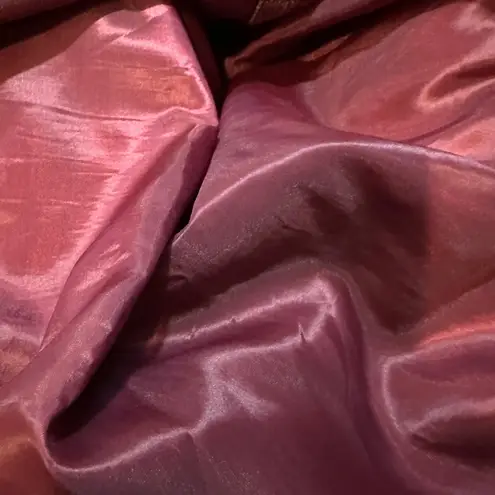 Classique Works Vintage Purple Red Tweed Wool Belted Midi Button Up Skirt Size undefined