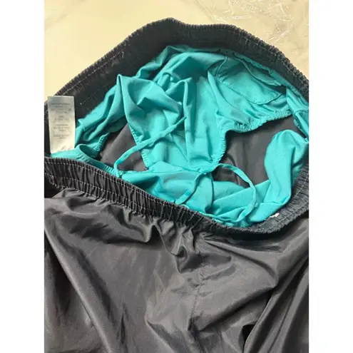 Marika Tek Shorts Women's Size Medium Lined Athletic Short Shorts Blue Gray