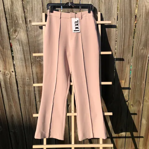 NEW Because of Alice BOA Wide Leg Suit Trousers Dusty Rose M Pink Size M