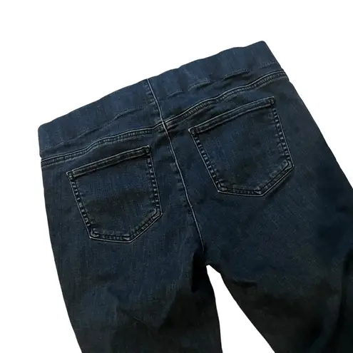 NYDJ Lift Tuck Pull On Dark Wash Cropped Leggings, Sz 10P