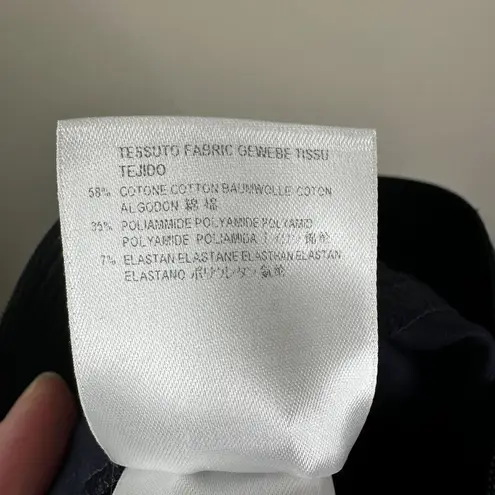 Stella McCartney Pants Womens 40/ US Small Navy Blue Zip Ankle Stretch Pull On