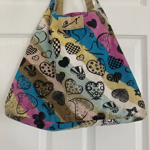 Bongo Chunky Large Y2K Heart Tote Bag 