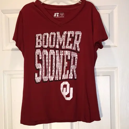 Russell Athletic 🇺🇸 Russel Boomer Sooners Tee Shirt