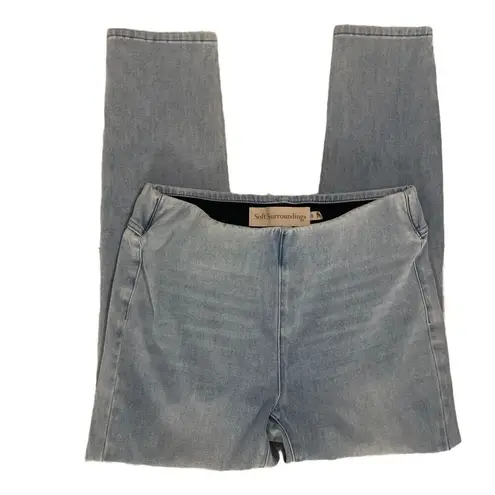 Soft Surroundings Petites Jeans Ultimate Denim Pull On Skinny Fit Size Small