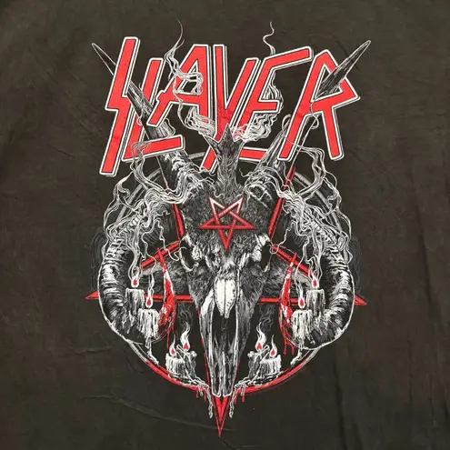 Slayer Demonic Goat Thrash Metal Band Oversized T-Shirt Size Extra Large