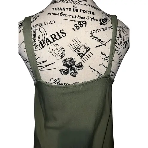 Kiwi & Punch Maxi Dress Green White Ombre Casual Sleeveless Sundress Boho M EUC Size M