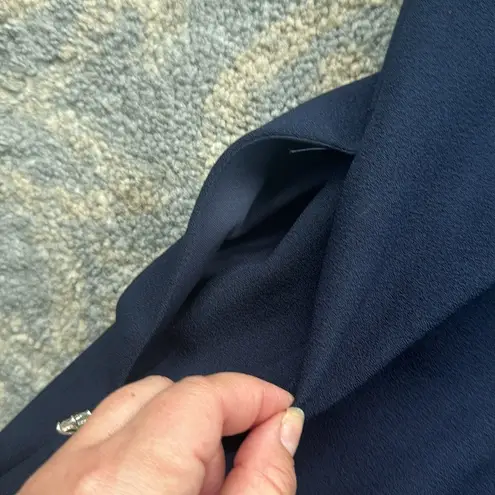 Julia Jordan Knot Neck Halter Jumpsuit Navy 6