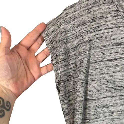 Athleta  Heathered Gray Short Sleeve Athletic Casual T-Shirt Women Sz S