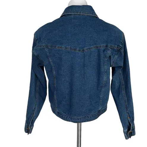 Bill Blass Vintage 90’s  Jeans Trucker Jean Jacket, Sz PM