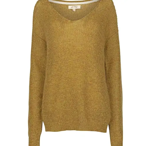 FatFace Yellow Knit Sweater