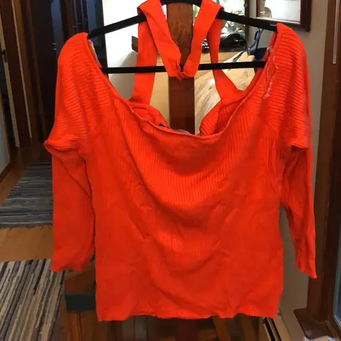 Fashion to figure Daphne Cross Neck Off-the-Shoulder Sweater 2X