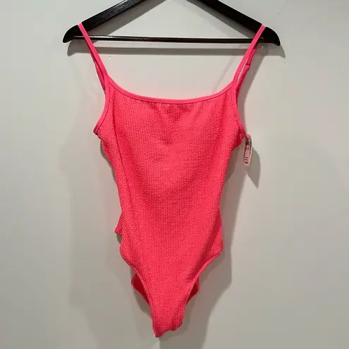 Aerie NWT  Crinkle Scoop Full Coverage One Piece Swimsuit - Size Small