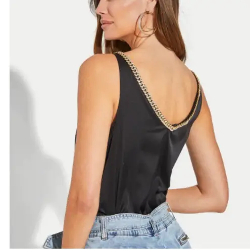Generation Love NWT Madrid Crystal Chain Tank in Black size Small $198