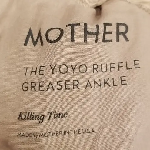 💕MOTHER💕 The Yoyo Ruffle Greaser ~ Killing Time Tan Size 26