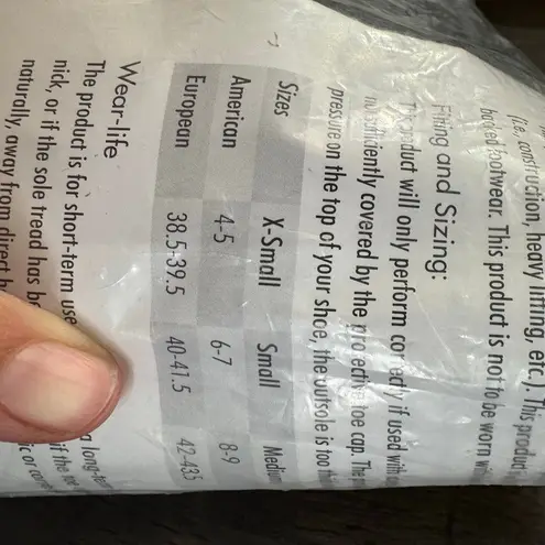 Wilkuro PVC Safety Board Overshoe Black Size 8.5